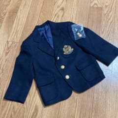 男の子 スーツ ジャケット　100 紺色　入園式のサムネイル