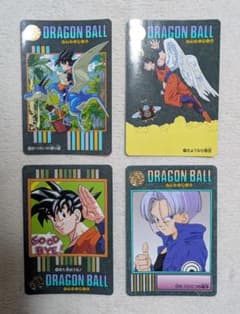 1995年 ドラゴンボール ビジュアルアドベンチャー カード 4枚セット
