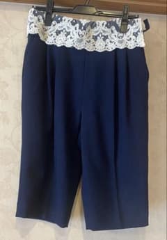 新品タグ付可愛い♡ルルロジェッタlere logetteベルベットハーフパンツS leurlogette ルールロジェット レースハーフパンツ - メルカリ