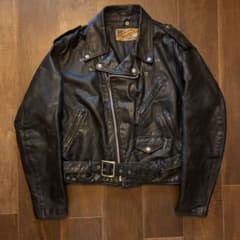 80s schott vintage レザーダブルライダースジャケット 古着 - メルカリ
