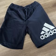 adidas ハーフパンツ ネイビー キッズのサムネイル