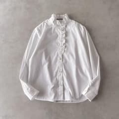 極美品 定価29,700円 セオリーリュクス 長袖 フリルブラウス バンド