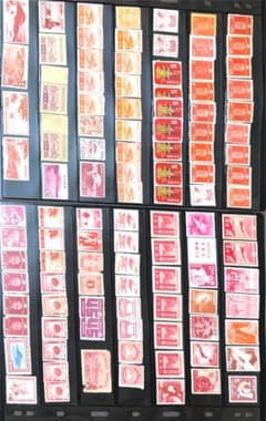 週末限定値下げ全10ページ レア戦前昭和切手1000枚以上　おまけ付きのサムネイル