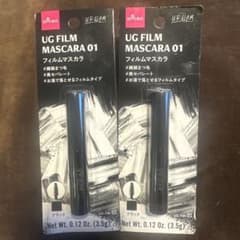 ダイソー マスカラ 2本 ブラック フィルムマスカラ 01 未開封未使用ですのサムネイル