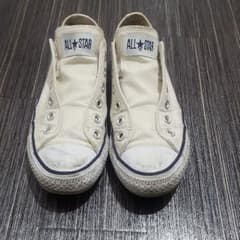 コンバース　白スリッポンのサムネイル