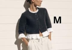 ZARA ザラ ポプリンコンビニットジャケット 新品、未使用 - メルカリ