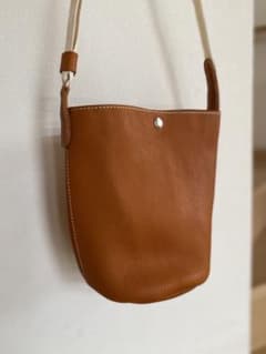 ハンドメイド　レザーショルダーバックのサムネイル