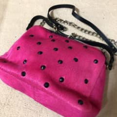 PLST ピンクファースタッズBAGのサムネイル