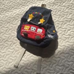 Mikihouse デニムリュック 動物刺繍付きのサムネイル