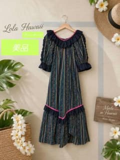 Lola Hawaii　ヴィンテージ　ムームー　ハワイアンドレス　フラダンス Lola Hawaii ヴィンテージ ムームー ハワイアンドレス フラダンス