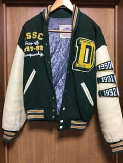 スタジャン　ビンテージ　本革のサムネイル