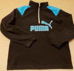 PUMA キッズ フリースジャケット 140 ブラックのサムネイル