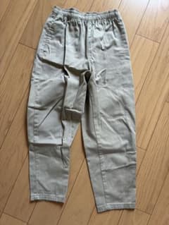 GU ロングパンツ ベージュ 130cm