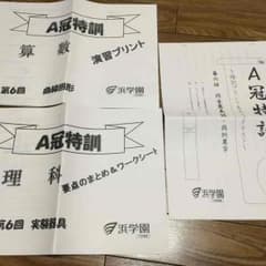 浜学園 第6回 A冠特訓 算数 理科 国語のサムネイル