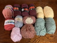 毛糸 アクリル コットン ラメ まとめ売り