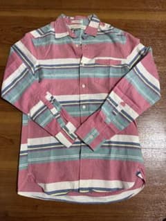 H&M L.O.G.G. マルチストライプ 長袖シャツ XS