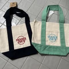 TRADER JOE'S ミニキャンバストートバッグ 2個セットのサムネイル
