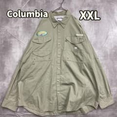 コロンビア フィッシングシャツ 長袖 シャツ カーキ XXL【こ367】のサムネイル