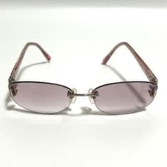 214 美品　GIVENCHY ジバンシー リムレス シルバー サングラス ジバンシー☆サングラス リムレス ピンク系 レディース 極美品 - メルカリ