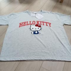 ハローキティ 半袖Tシャツ 160cm グレーのサムネイル