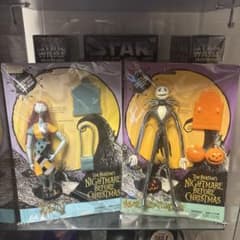 ナイトメア・ビフォア・クリスマス フィギュアセット ナイトメアー・ビフォア・クリスマス フィギュアセット ペアセット 90s