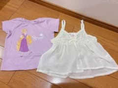 [신품 미사용]Disney Princess 라푼젤 T 셔츠 90cm