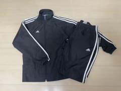 adidas ブラック ウィンドブレーカー 36のサムネイル