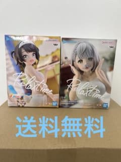 ホロライブ　大空スバル　白銀ノエル　Relaxtime フィギュア　2点セットのサムネイル