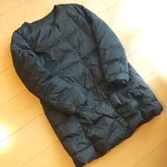 無印良品 ダウンジャケット ミドル 黒 ブラックのサムネイル