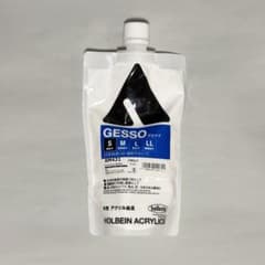 ジェッソ 微粒子タイプ S ホルベイン 300ml 水性 アクリル絵の具 下地材のサムネイル