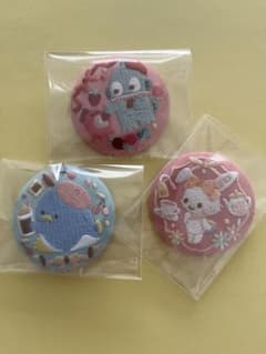 サンリオビスケット刺繍缶バッチ3のサムネイル