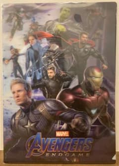 アベンジャーズ　エンドゲーム　3Dクリアファイル　マーベルのサムネイル