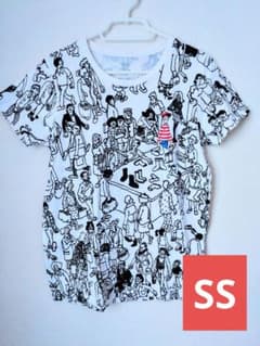ウォーリーを探せ×graniph(グラニフ)コラボTシャツ SSサイズのサムネイル