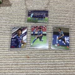 日本代表チップスのおまけカード三笘他のサムネイル
