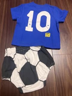 サッカーボールキッズ服のサムネイル