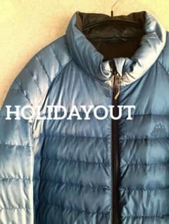 【HOLIDAYOUT】ダウンジャケット ブルー Y2Kのサムネイル