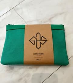 ETTINGER ANA コラボ トラベルポーチ グリーン - メルカリ