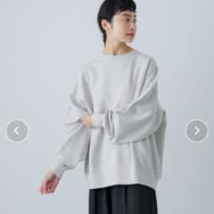 着用2回　かぐれ　ユニセックス　コットンスウェットプルオーバーのサムネイル