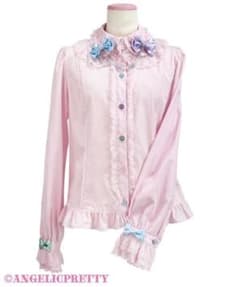 Angelic Pretty カラフルネックレスブラウス　ピンク　プリティ Angelic Pretty カラフルネックレスブラウス ピンク プリティ - メルカリ