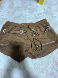 스웨트 반바지 그레이 지퍼 디자인
