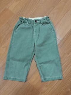 LittleWEEKEND キッズパンツ グリーン　しまむら　90のサムネイル