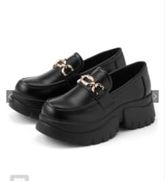 GRL レザーチェーン厚底ローファー 24.0cmのサムネイル