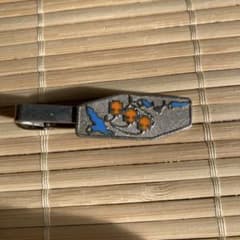 ダム水力発電　奥谷作第二竣工記念、日立製作所デザイン ネクタイピン