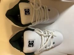 DC SHOES スニーカー ホワイト×グリーンのサムネイル
