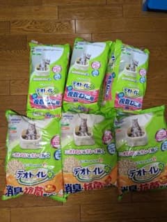 デオトイレ 飛び散らない消臭・抗菌サンド 4L　シーツのサムネイル