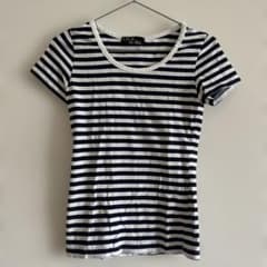 CECIL McBEE ボーダー柄 半袖カットソーのサムネイル
