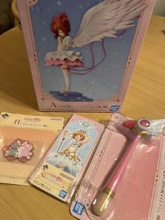 이치 반 쿠지 카드 캡터 사쿠라 A 상 피규어 B 상 메이크업 브러쉬 + 덤