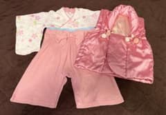 ひな祭り☆袴風ロンパース(80cm)・被布セットのサムネイル