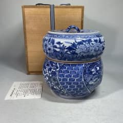 京焼 染付 瓢型腰捻 水指 高野昭阿弥 茶道具 送料込み - メルカリ