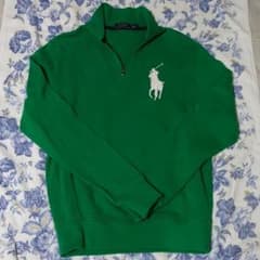 さや様専用　ポロ　RALPH LAUREN　グリーン　トレーナー　綿100%のサムネイル